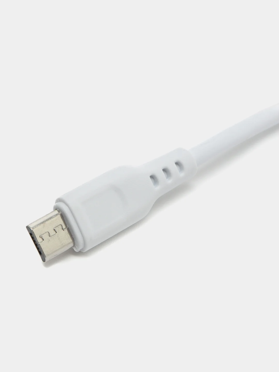 Белый кабель зарядный micro USB-Android, GoPower GP01M