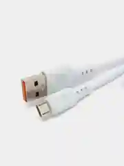 Белый кабель зарядный micro USB-Android, GoPower GP01M