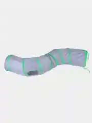 Зеленый игровой тоннель для кошек