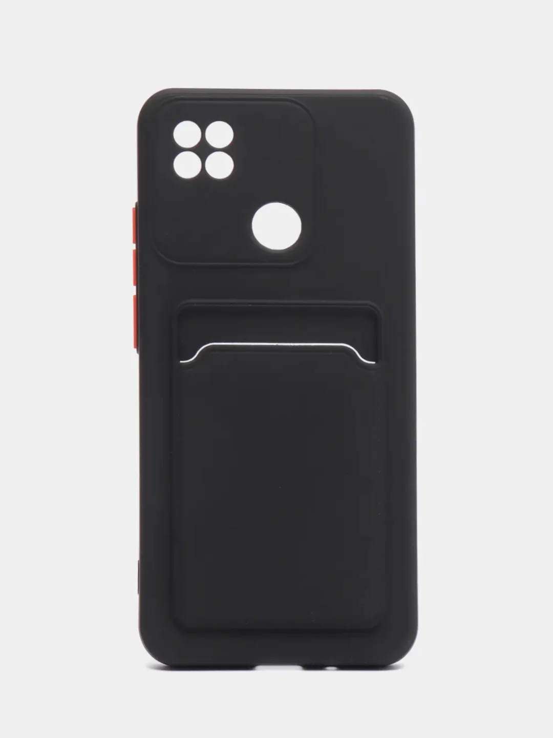 Черный чехол с карманом для карт Xiaomi Redmi Note 8 Pro 9 9A 9C 9T 10 10C 10A 11 Lite 11T Pro