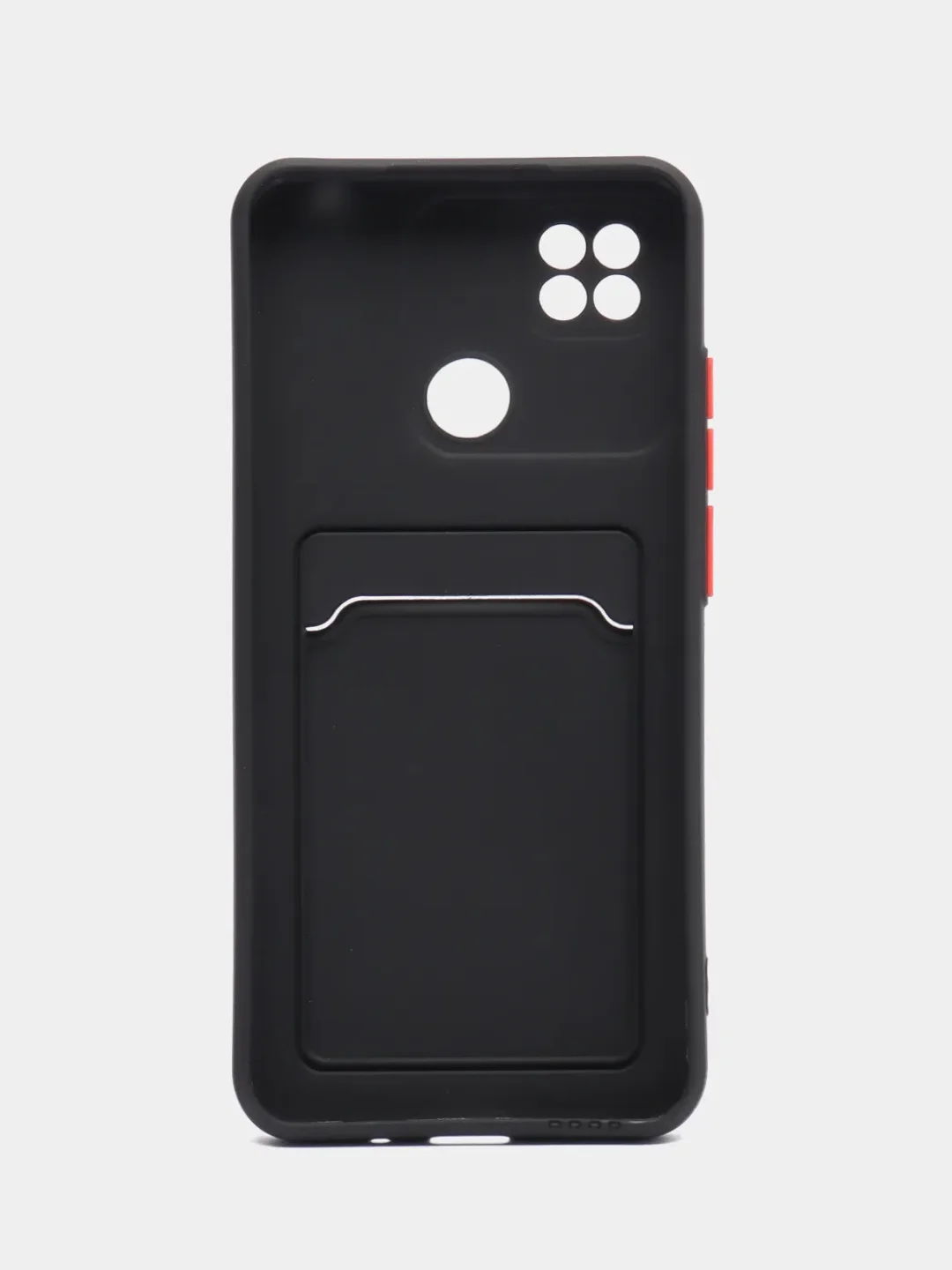 Черный чехол с карманом для карт Xiaomi Redmi Note 8 Pro 9 9A 9C 9T 10 10C 10A 11 Lite 11T Pro
