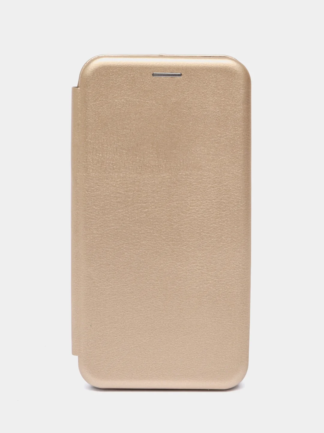 Золотой чехол-книжка на Xiaomi Redmi 5 Plus / Redmi 5+ (Сяоми Редми 5 плюс)