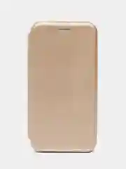 Золотой чехол-книжка на Xiaomi Redmi 5 Plus / Redmi 5+ (Сяоми Редми 5 плюс)