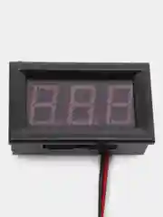 Вольтметр 3-30В на 3 провода, синий LED дисплей, в корпусе 48 x 29 х 18 мм