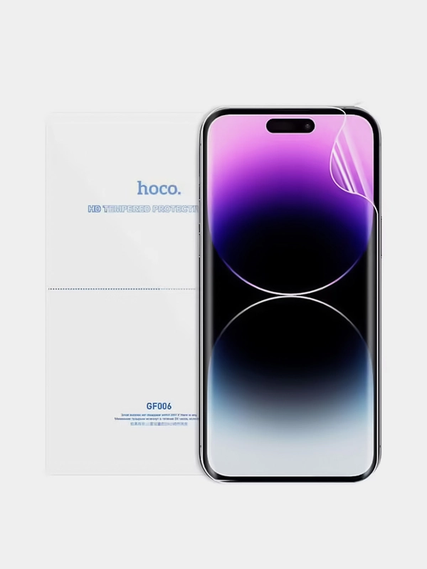 Гидрогелевая защитная пленка HOCO для линеек iPhone 12, 13, 14, 15