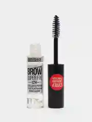 Гель-фиксатор для бровей Luxvisage BROW SUPER FIX 12H, суперсильной фиксации