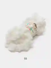 Белый пряжа с большими петельками Puffy Alize (Ализе Пуффи), разные цвета