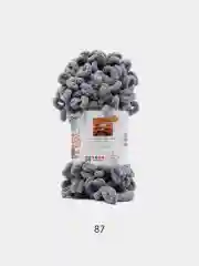 Тёмно-серый пряжа с большими петельками Puffy Alize (Ализе Пуффи), разные цвета
