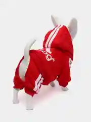 Красный комбинезон толстовка для собак и кошек одежда для животных