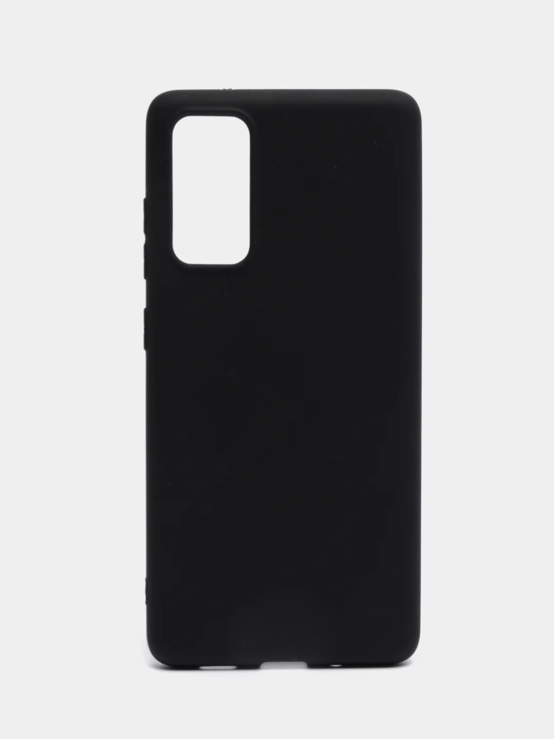 Черный чехол Samsung Galaxy S20 FE (S20FE, Fan Edition) силиконовый (Самсунг Галакси С20 ФЕ)