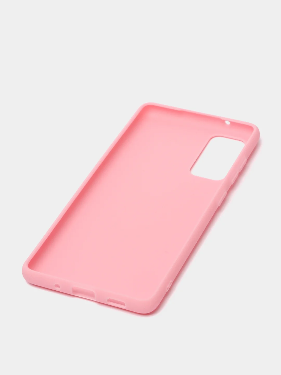 Розовый чехол Samsung Galaxy S20 FE (S20FE, Fan Edition) силиконовый (Самсунг Галакси С20 ФЕ)