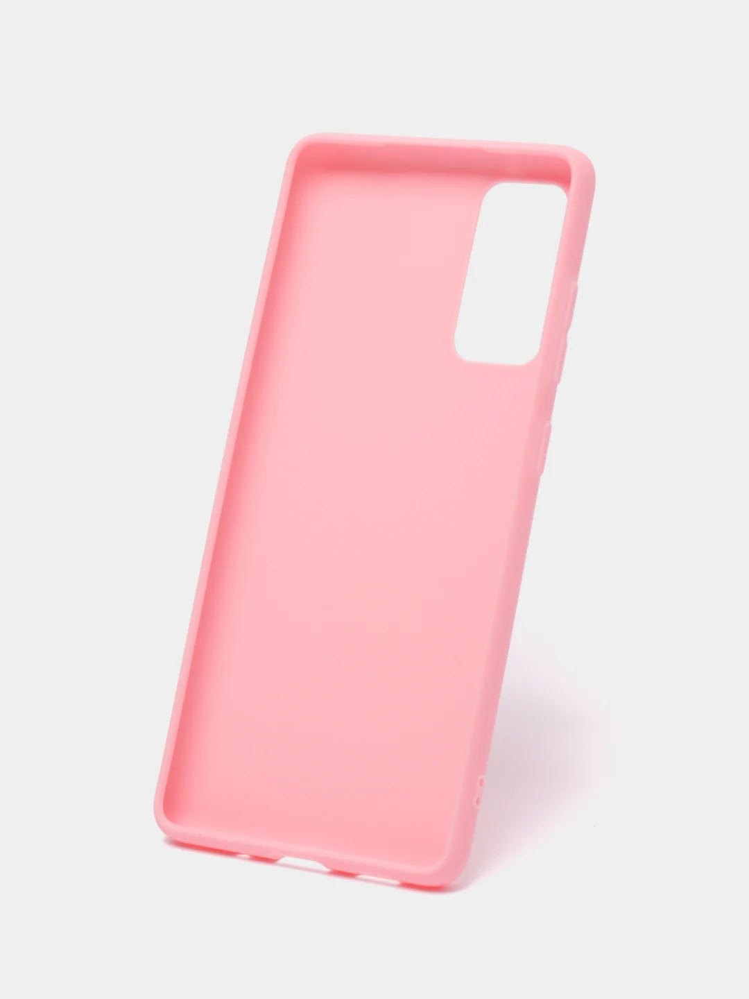 Розовый чехол Samsung Galaxy S20 FE (S20FE, Fan Edition) силиконовый (Самсунг Галакси С20 ФЕ)