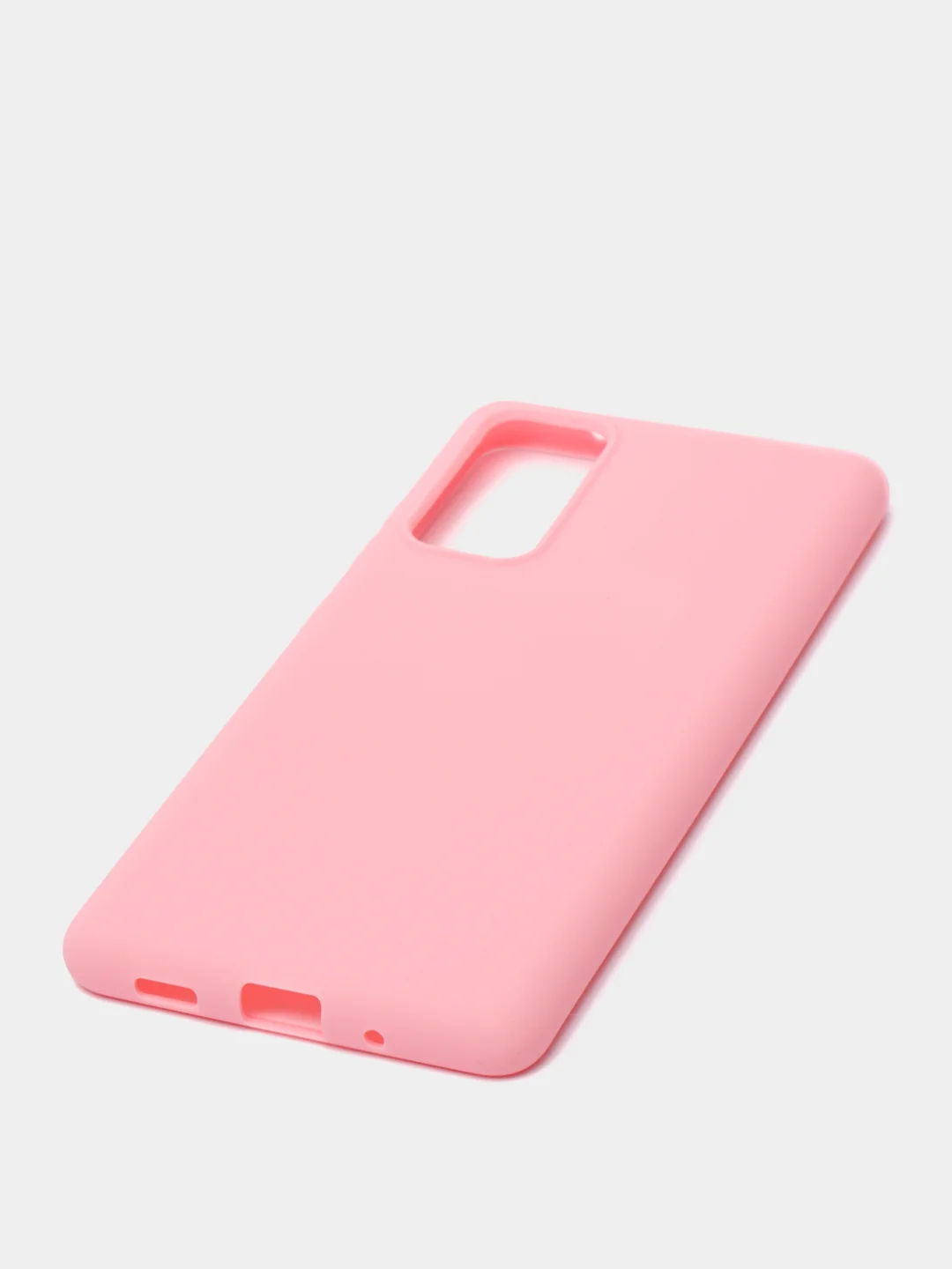 Розовый чехол Samsung Galaxy S20 FE (S20FE, Fan Edition) силиконовый (Самсунг Галакси С20 ФЕ)