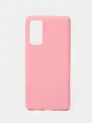 Розовый чехол Samsung Galaxy S20 FE (S20FE, Fan Edition) силиконовый (Самсунг Галакси С20 ФЕ)