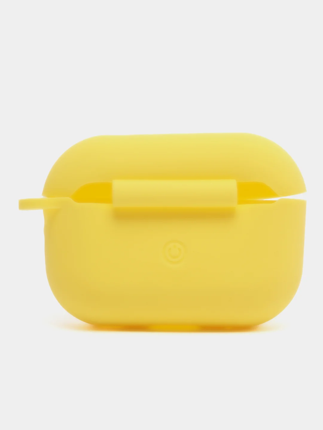 Желтый чехол для наушников AirPods Pro 2, силиконовый, с карабином