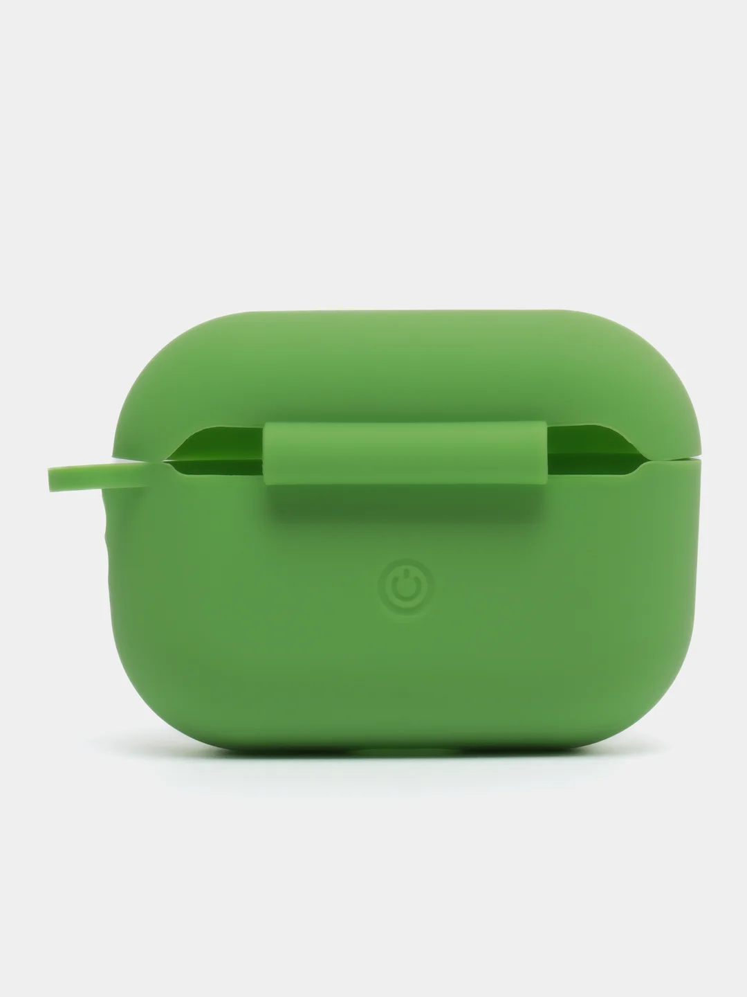 Лайм чехол для наушников AirPods Pro 2, силиконовый, с карабином