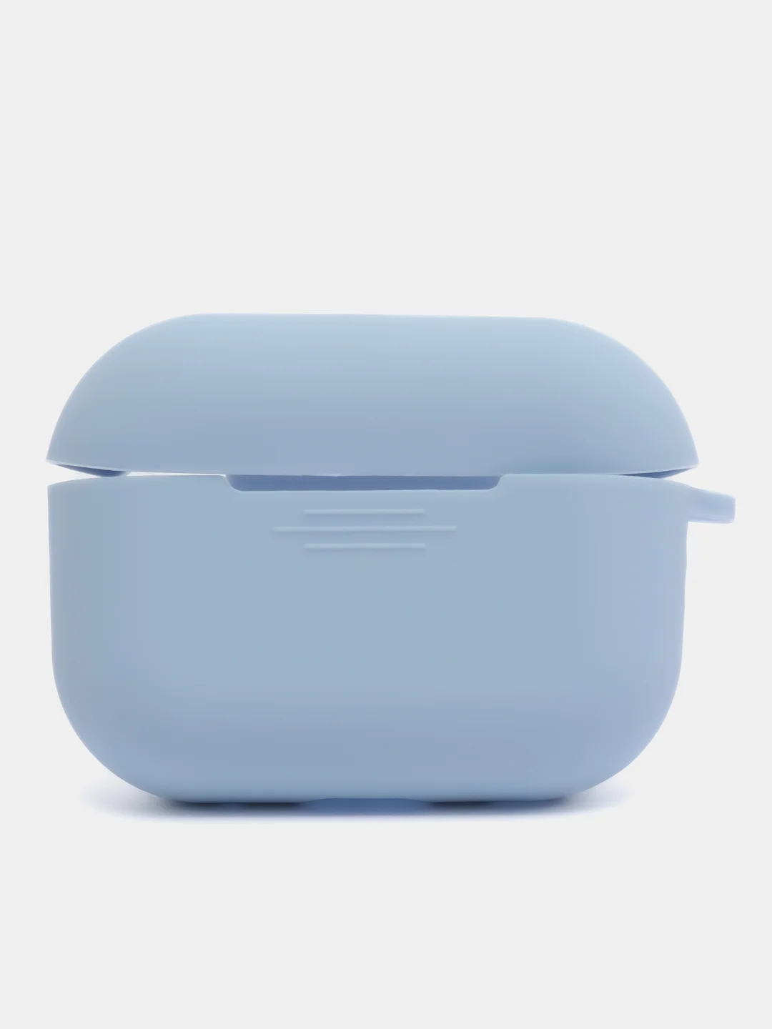 Небесно-голубой чехол для наушников AirPods Pro 2, силиконовый, с карабином