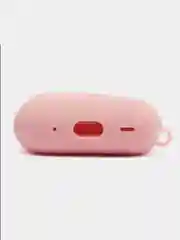 Розовый чехол для наушников AirPods Pro 2, силиконовый, с карабином