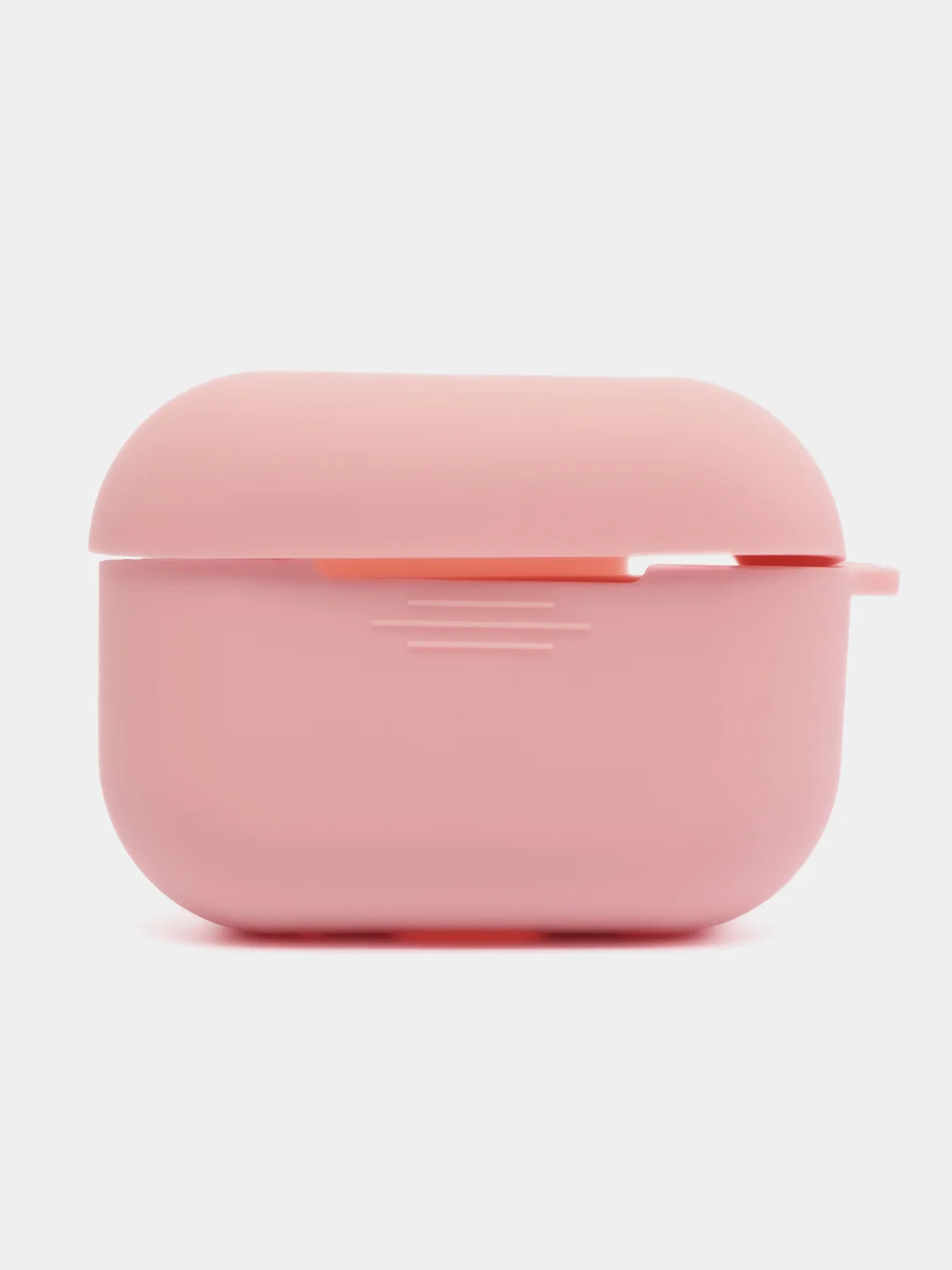 Розовый чехол для наушников AirPods Pro 2, силиконовый, с карабином