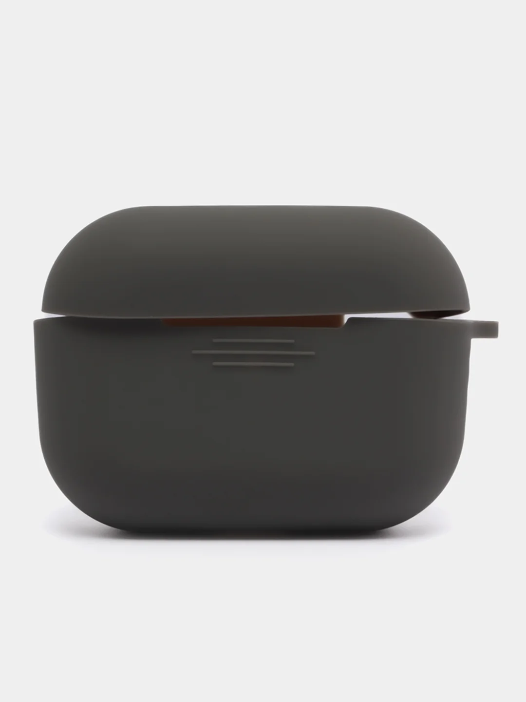 Угольный чехол для наушников AirPods Pro 2, силиконовый, с карабином