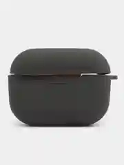 Угольный чехол для наушников AirPods Pro 2, силиконовый, с карабином