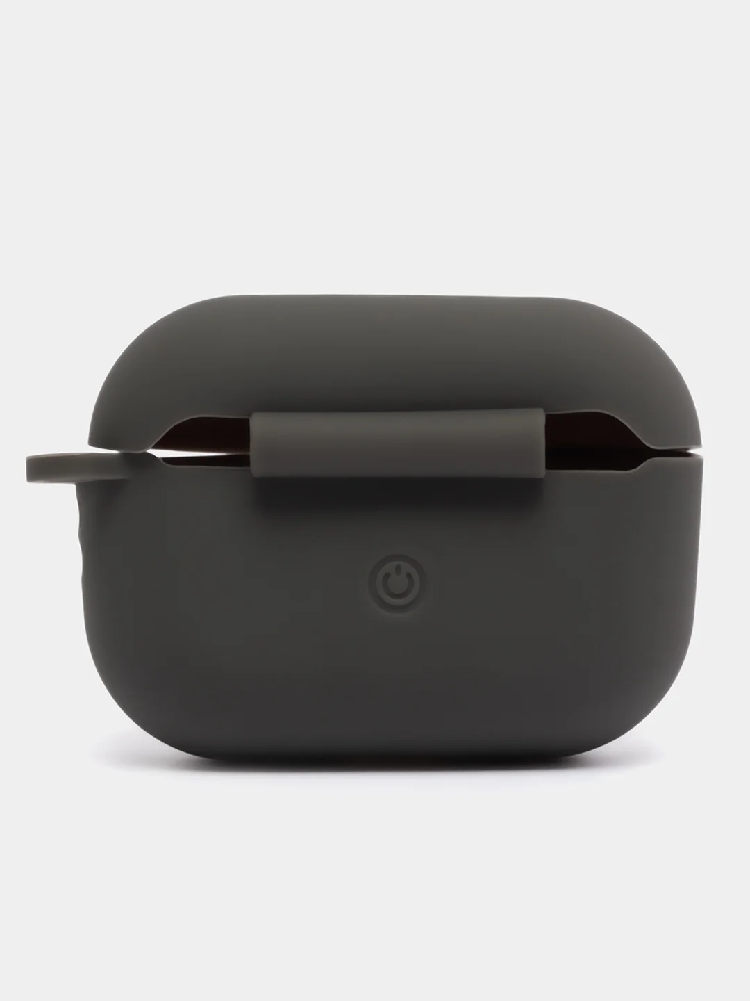 Угольный чехол для наушников AirPods Pro 2, силиконовый, с карабином
