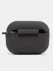 Угольный чехол для наушников AirPods Pro 2, силиконовый, с карабином