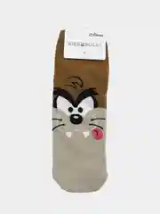 Коричневый носки с героями мультфильмов