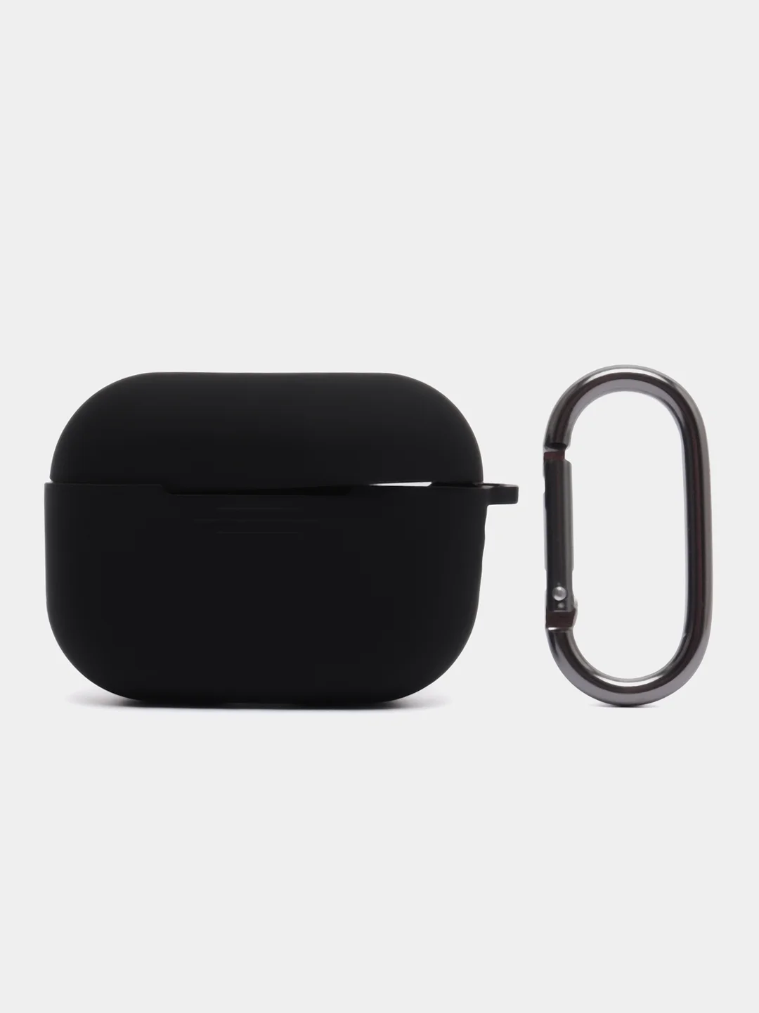 Угольный чехол для наушников AirPods Pro 2, силиконовый, с карабином