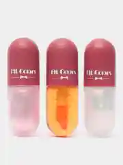 Блеск-плампер для губ Fit Colors, эффект увеличения объема, 3 штуки