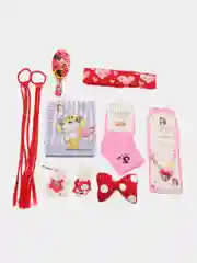 Красный подарочный набор для девочек, 2-6 лет