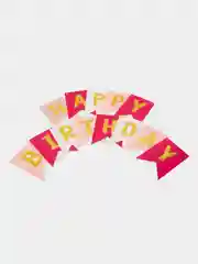 Конфетный гирлянда растяжка Happy Birthday / С днём рождения, бумажное украшение для праздника