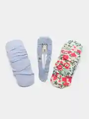 Небесно-голубой заколки для волос, Детские разноцветные, в наборе 3 шт. Заколки клик-клак