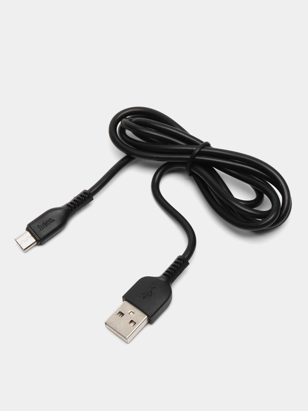 Кабель USB - microUSB 1 метр 2.4А HOCO X13 пр/способность 2.4А
