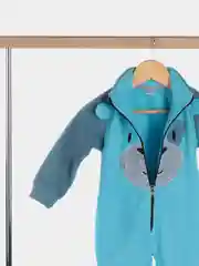 Индиго комбинезон детский для новорожденных из флиса