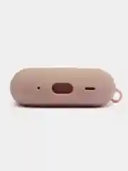 Бежевый чехол для наушников AirPods Pro 2, силиконовый, с карабином