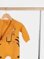 Горчичный комбинезон детский для новорожденных, слип