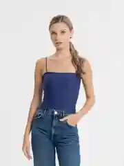 Синий топ женский