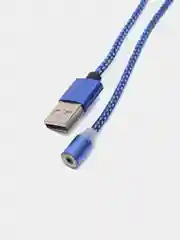Синий магнитный кабель USB - micro USB, магнитный кабель micro usb, юсб провод,зарядник телефона