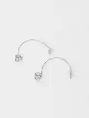 Серьги-кафф Befree, из серебристого металла, женские