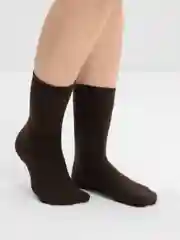 Коричневый носки женские, ангора
