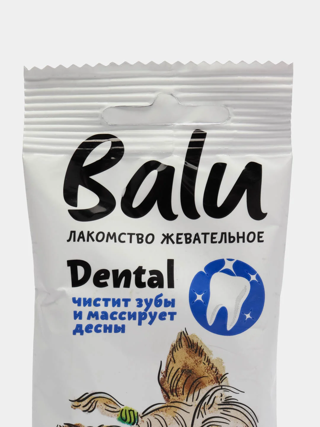 Лакомство жевательное для щенков и собак c цинком и селеном, BALU Dental, 3 штуки