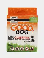 Ошейник от блох и клещей для собак черный, Good Dog, 65 см