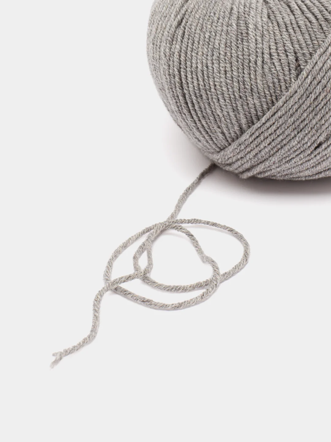 Серый меланж пряжа Alize Cotton Gold Hobby New