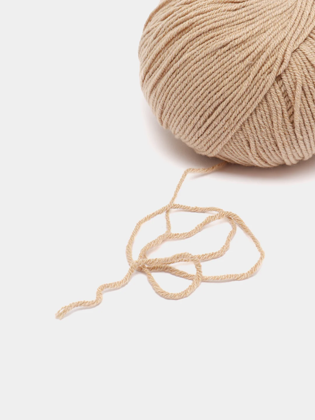 Светло-коричневый пряжа Alize Cotton Gold Hobby New