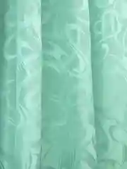 Мятный шторы на ленте, в комплекте 2 штуки