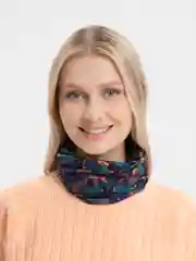 Тёмно-бирюзовый снуд-шапка 2 в 1 унисекс, 34 расцветки