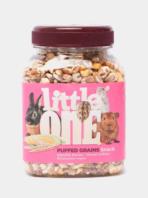 Лакомство Воздушные зерна для грызунов Little One, 100 г