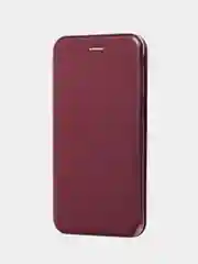 Багровый чехол-книжка для Realme C33, NARZO 50i Prime (Реалми С33, Нарзо 50 ай прайм)