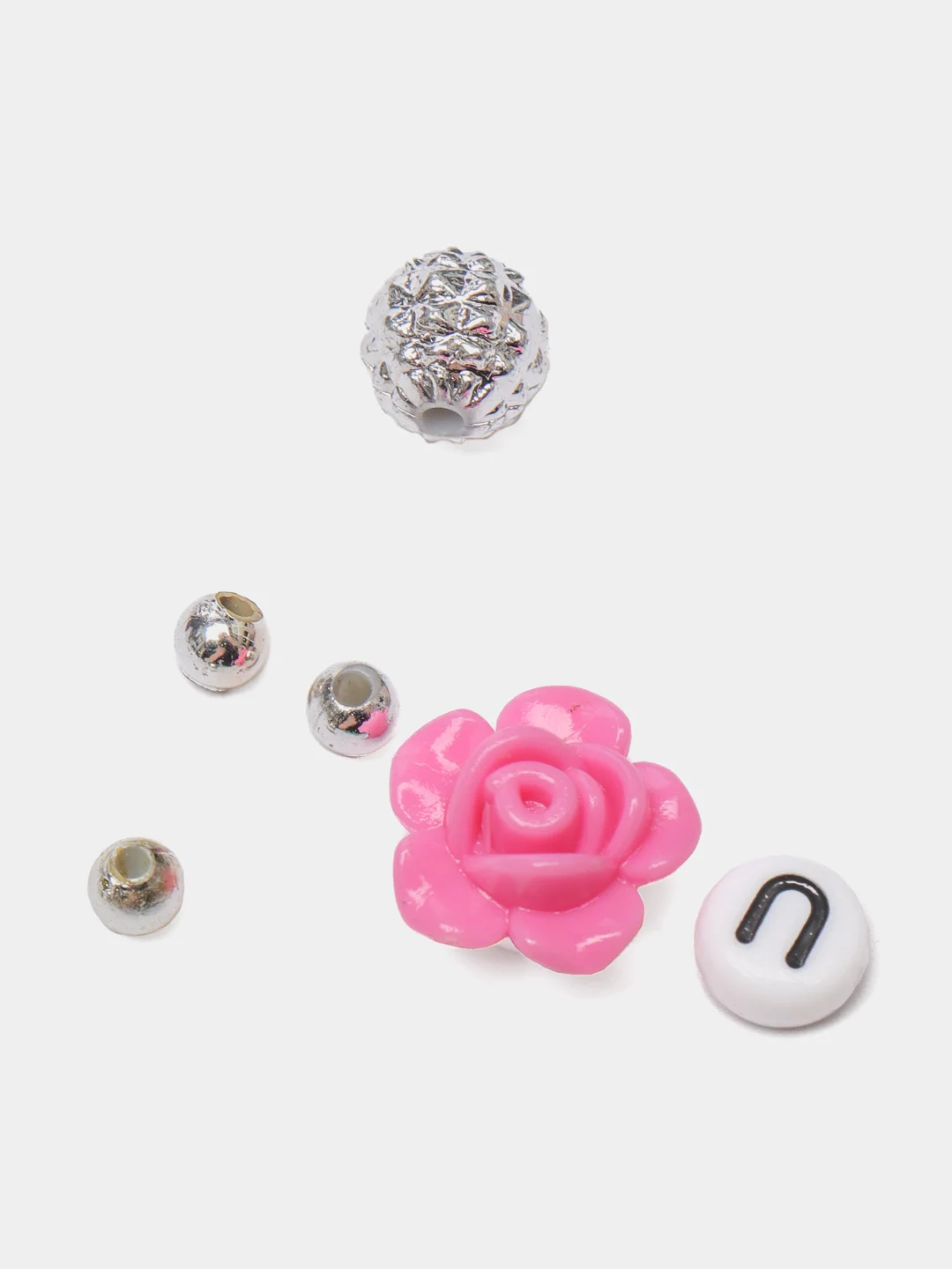 Набор Beads Set для творчества Единороги, 150 бусин, 6 метал. шармов, резинка, Brauberg